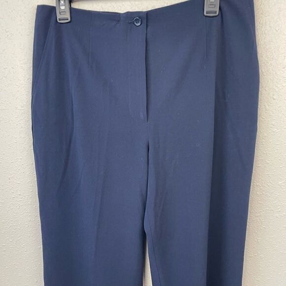 Multiples Navy Blue Slack Pants Size 10 EUC - Picture 2 of 6